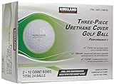 Kirkland Signature 3-Piece Urethane Cover Golf Ball, 2-Dozen
